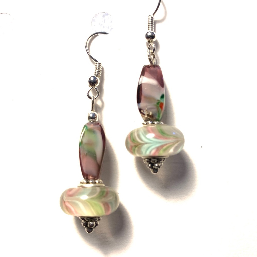 Gorgeous Swirls Earrings Handcrafted